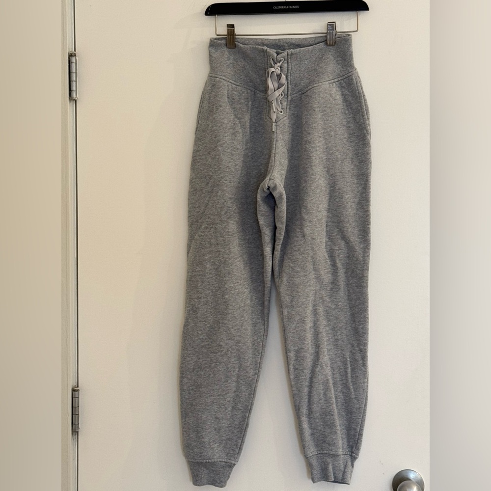 Victoria’s Secret high waisted corset Jogger Pants. Size s. Pockets